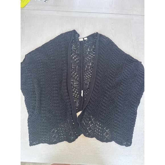 ROXY Cardigan Kimono Crochet Style Alternative Goth Gothcore Alternative - Picture 1 of 6